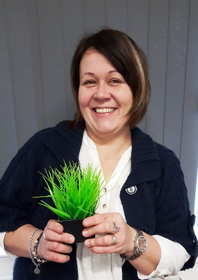 Petra, a new member of the Pay Academy team with her very vegan packed lunch